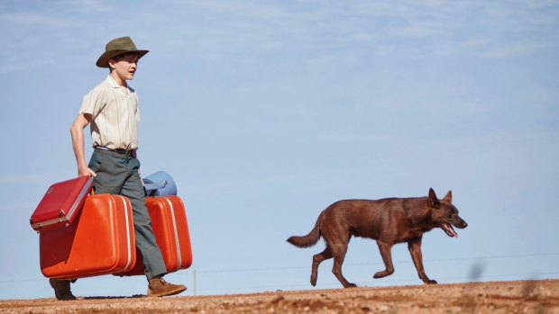 Levi Miller stars as Mick, the young boy who befriends a young kelpie, in <i>Red Dog: True Blue</i>.