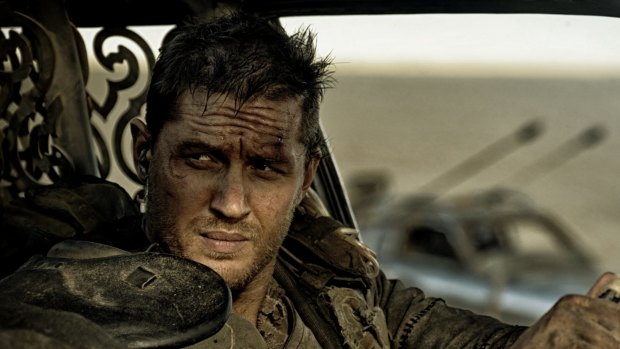 Tom Hardy as Max Rockatansky in <i>Mad Max: Fury Road</i>.