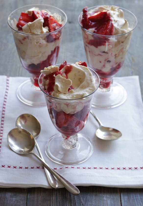 Crush leftover pavlova into an Eton mess.