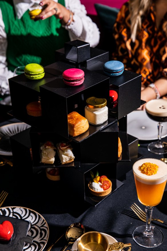 Adriano Zumbo's QTea high tea at QT Sydney.