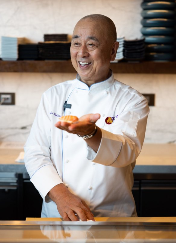 Matsuhisa says nigiri should be eaten as soon as possible.