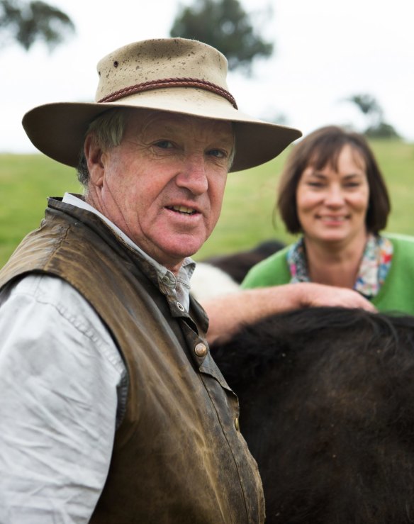 Cattle farmers Allen and Lizette Snaith of Warialda Belted Galloway.
