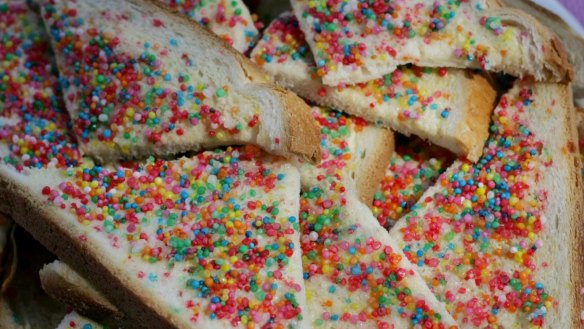 Fairy bread is an Aussie children's birthday party classic. 
