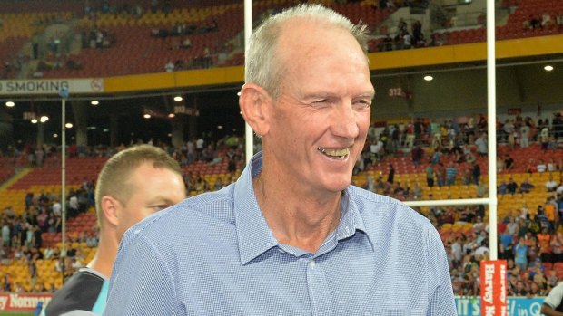 Wayne Bennett coached his first premiership-winning team in the 1985 Brisbane Rugby League grand final.