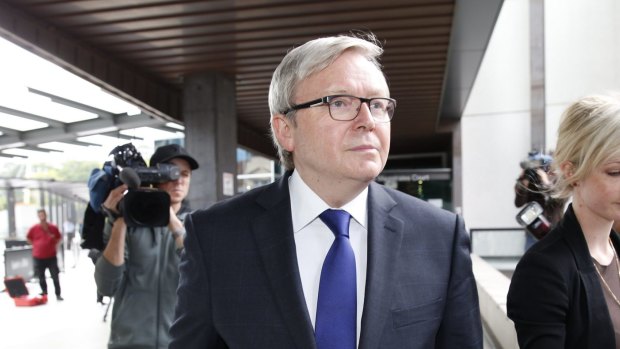 Kevin Rudd has been appointed chair of a global sanitation and water partnership.