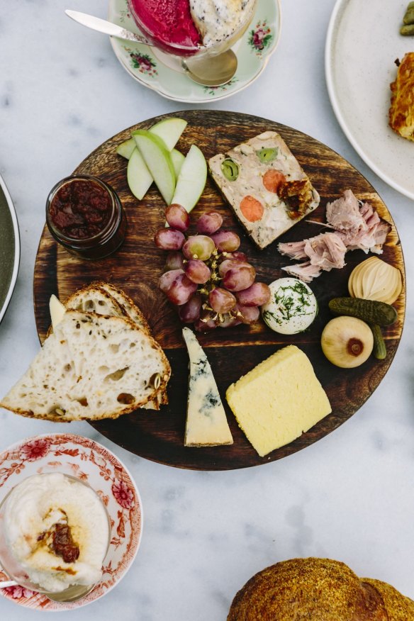 Ploughman's lunch (and gelato) at Bar Botanica, Erina.