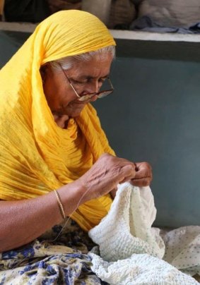 Artisans of Fashion works in India to create traditional textiles for brands like KitX.