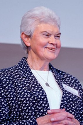 Pioneer: Sister Philomene Tiernan was the first female chancellor of an Australian diocese.