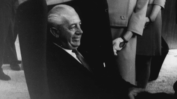 The Prime Minister Harold Holt as seen in 1967.