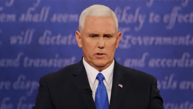 Governor Mike Pence accused Clinton of conducting an "insult-driven" campaign. 