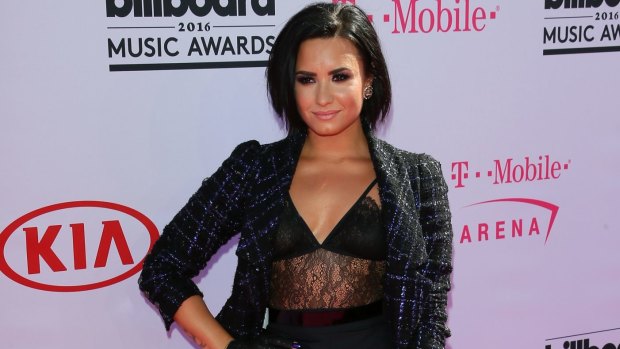 Demi Lovato attends the 2016 Billboard Music Awards.