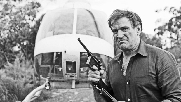 Rod Taylor in <em>On the Run</em>, 1983.