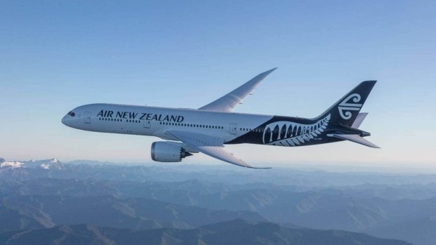 Air New Zealand is using a 787-9 on the Auckland to New York route.