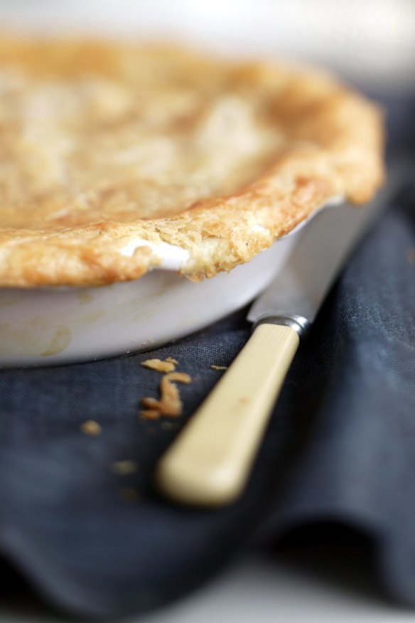 Steak and mushroom pie.