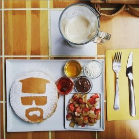 Walter White-themed pancakes are on the menu.