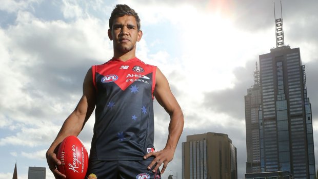 Holding the line: Neville Jetta is thriving in Melbourne's defence.