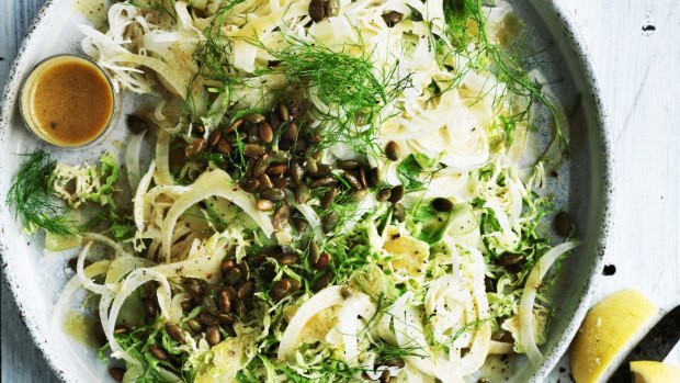 Brussel sprout and fennel salad.