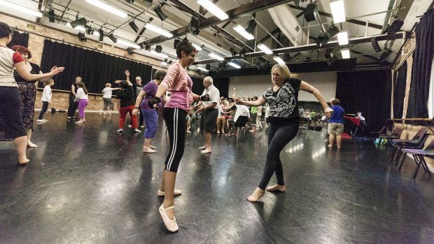 The dancing program is hoped to help prevent people with Parkinson's disease falling while walking.