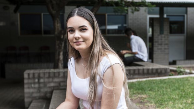 Kristen Daly from Loyola Senior College, Mt Druitt, received her ATAR on Friday.