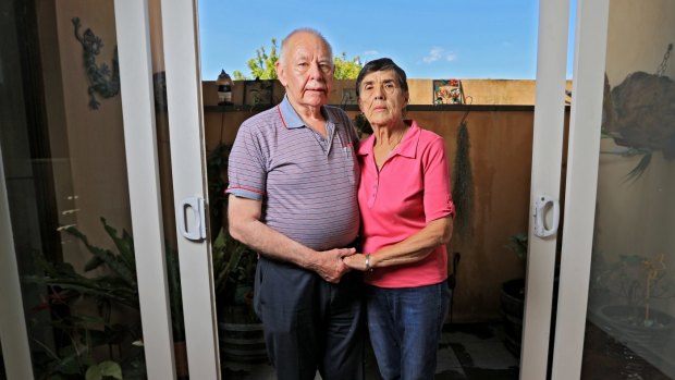 Denis and Joy Scanlon were threatened with eviction from their home.