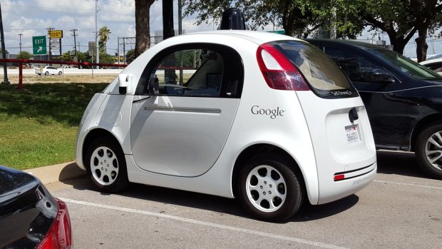 A Google driverless car.