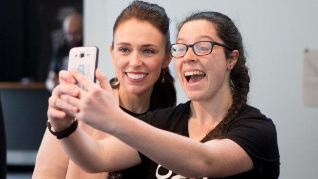The policies of Jacinda Ardern, left, may not all be affordable but they offer a promise of change.