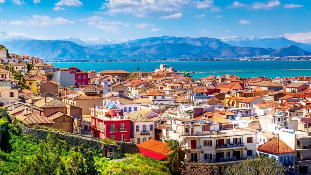 Nafplio is a small old town in the Peloponnese peninsula in Greece. 