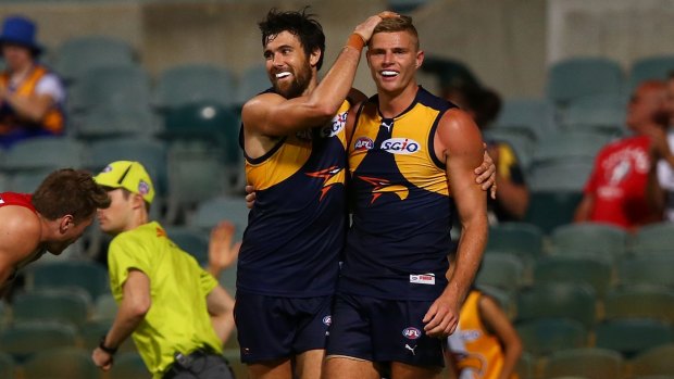 Ex-Cat Nathan Vardy looks set to lead West Coast's ruck line.