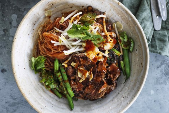 Korean-style beef stir-fry.