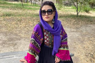 Zainab Azizi worked alongside Australian and American officials in her role with NATO in Afghanistan. She is now seeking asylum in Australia.