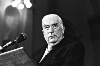 Former prime minister Sir Robert Menzies supported quotas to get women into organisational positions in the Liberal Party.