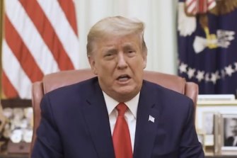 Donald Trump has been accused of inciting the riot.