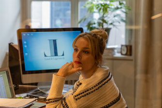 Ida Engvoll as Sofie in the Swedish romantic comedy Love & Anarchy. 