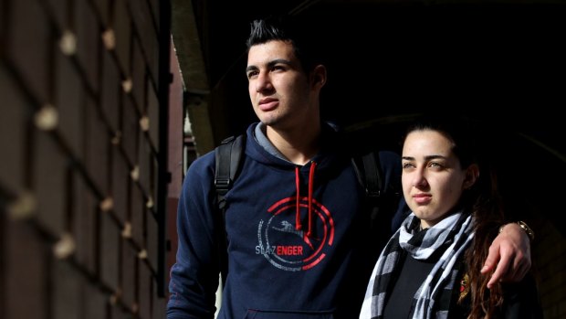 Simon and Simona Ochana fled Syria last year after their cousin was killed in an air strike.