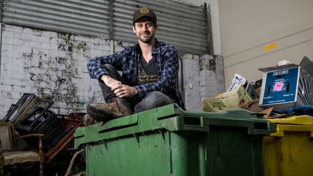 Dumpster divers comb supermarket bins in search of useful food. 