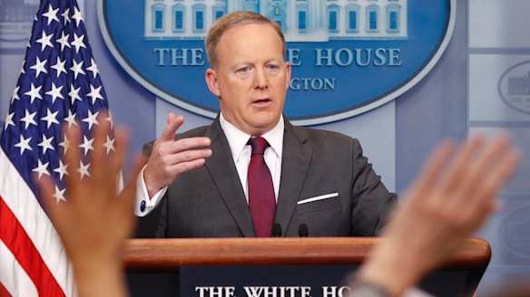 Press secretary Sean Spicer told reporters that the lawmakers would be briefed by several senior administration officials