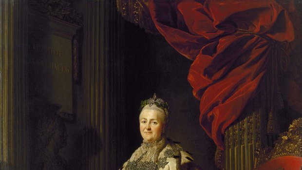 A portrait of Catherine the Great, courtesy of the National Gallery of Victoria.