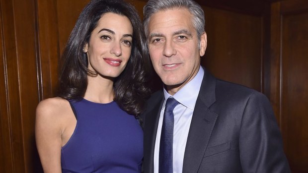 Do not disturb: Amal Clooney and actor George Clooney.