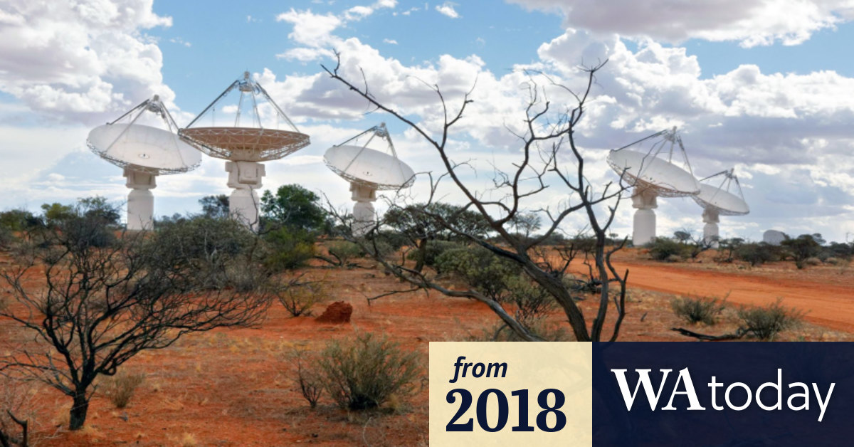 Antenna in WA outback receives signals from 180 million years ago