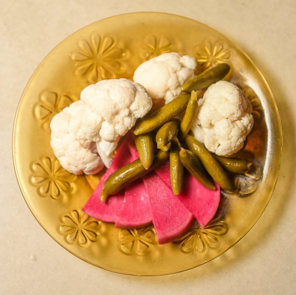 Lebanese and Iranian pickles.