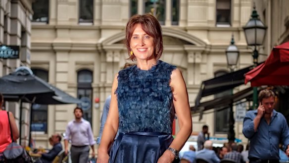 Virginia Trioli at Bank Place.