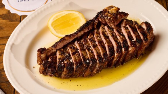 Florentine-style steak at Tippy Tay joins other crowd-pleasers like "last night's lasagne" and cacio e pepe arancini.