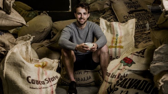 Back to back wins: Hugh Kelly also won the Australia Barista Championship last year.