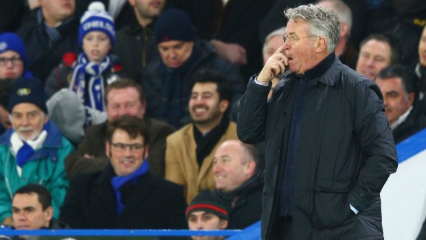 Gruelling: Guus Hiddink has hit out at Chelsea's packed schedule.