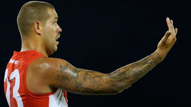 Pride: Lance Franklin will play in Friday's annual Marn Grook clash at the SCG.