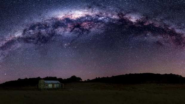 Mr Rex was visiting the park to take these stunning photos of the Milky Way.