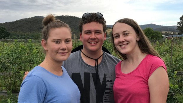 Keira Schaefer, Isaac Black, and Grace Pear were happy with their VCE results.