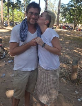 Queenslander Peter Maitland was involved in a serious crash in Cambodia.
