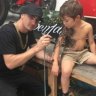 Artist gives temporary tattoos to sick kids to boost their confidence
