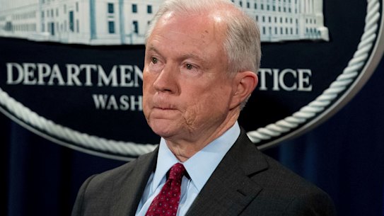 US spy agencies reportedly overheard US Attorney General Jeff Sessions – then a US senator and Trump supporter – discussing the US election campaign with the Russian ambassador to the US.